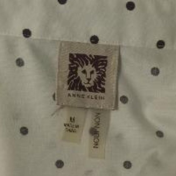 Anne Kline Polka Dot Button Down Shirt - Picture 2 of 5